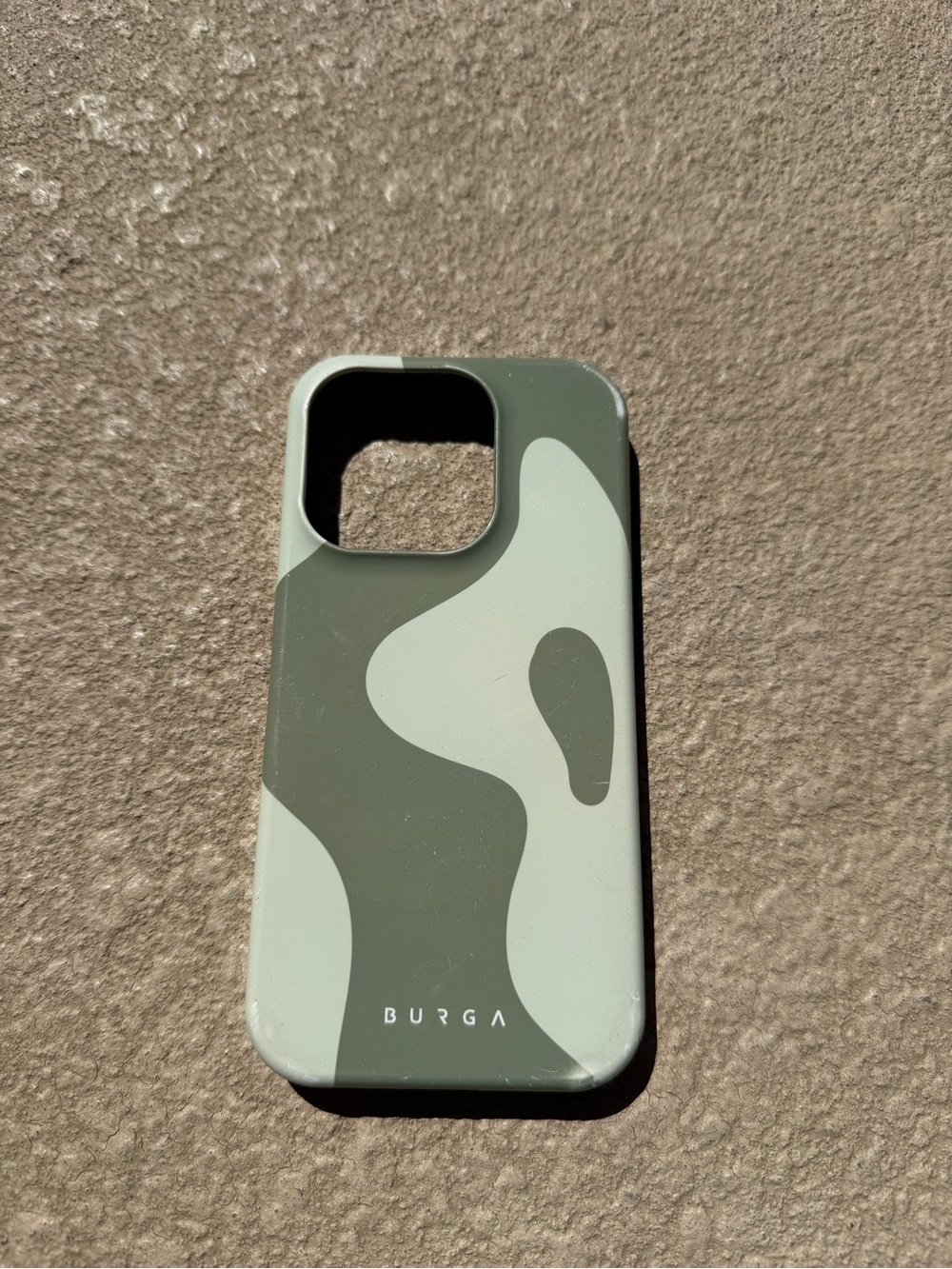 BURGA Green Camouflage iPhone  15 pro Case - Slim Protective Cover